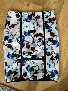 Yigal azrouel floral skirt womens 8